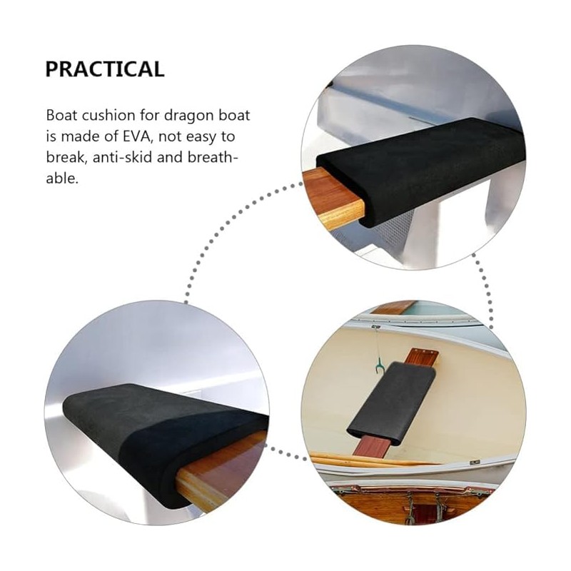 2Pcs Dragon Boat Paddle Seat,Pad Boat Cushion EVA 32cmx15cmx4.5cm,Protector Dragon