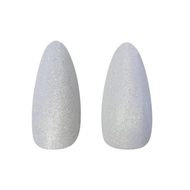 CALA. - "Velvet Touch" uñas postizas medianas (24 uñas postizas en 12 tamaños, perla con terminado magnético)