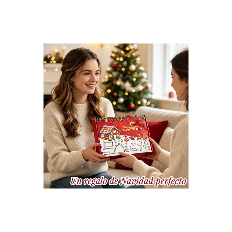 22 Cortadores De Galletas Navidad Acero Inoxidable 3d Niños