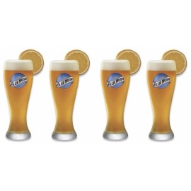 Blue Moon16 oz Pilsner Beer Glass - Set of Four (4) Glasses - New & Free Ship