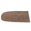 Motorcycle Fender Bib Cover Artificial Leather Decorative Pad Flame Pattern