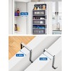 JARLINK Over The Door Organizer, 5 Shelf Door Hanging Organizer