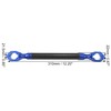 X AUTOHAUX Universal 22mm Blue Motorbike Balance Bar Crossbar Handlebar