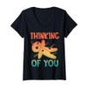 Womens Thinking of You - Retro Voodoo V-Neck T-Shirt