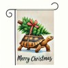 BlissYard Merry Christmas Garden Flag Double Sided 12x18 Flag Winter