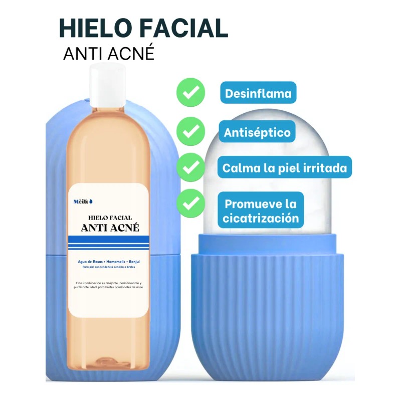 Kit Hielos Faciales Antiacné Anti-imperfeccion Hieloterapia
