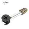 sourcing map 3-in-1 Furniture Connecting Kit 15mm OD Cam Fitting,