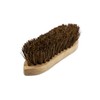 Holz-Scheuerbürste, strapazierfähig, Handschrubber, Holz, mit steifen natürlichen Bassine-Borsten, 2 Stück