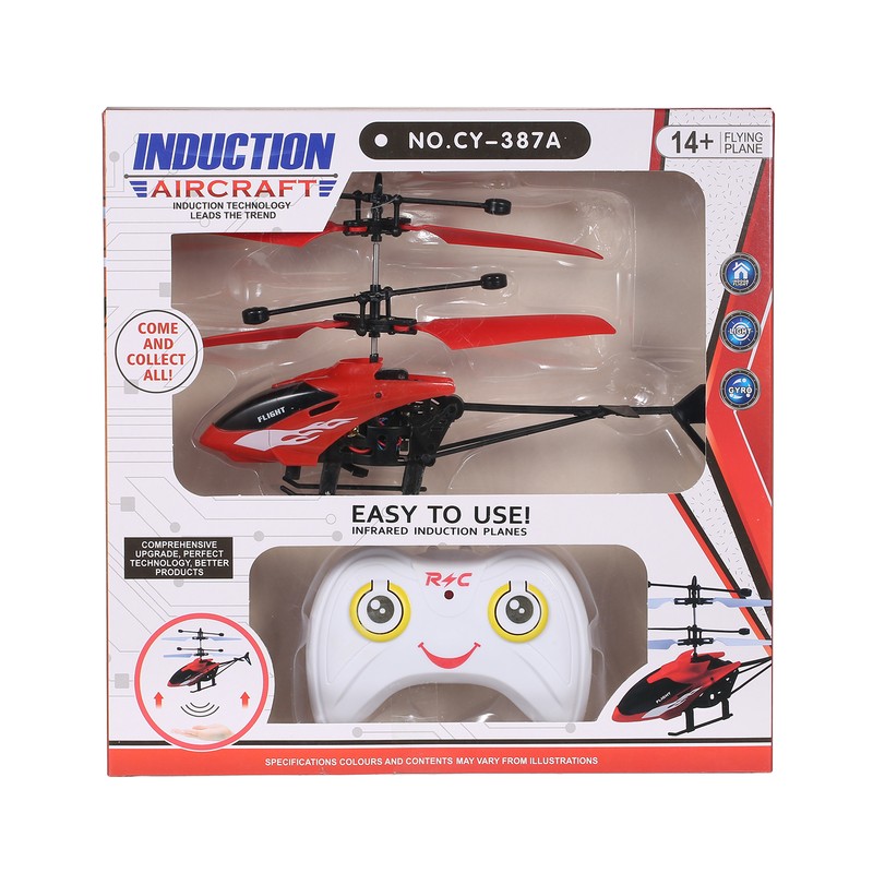 RC Helicopter Mini Infrared Induction Flying Machine with Remote Controller