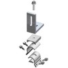 MageBracket RH with L Bracket R-Panel Trapezoidal Metal Roof Mounting