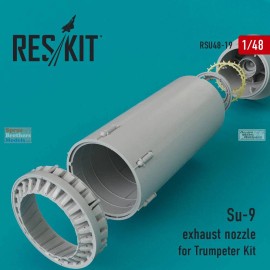 ResKit RESRSU480019U 1:48 ResKit Su-9 Fishpot Exhaust Nozzle (TRP kit)