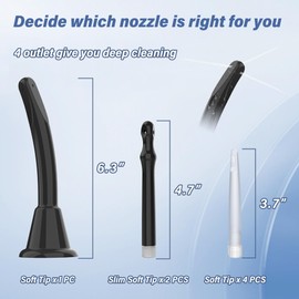 TopQuaFocus 14.5OZ Large Enema Bulb Kit Douche Bulb for Men Women Colon Cleaning Feminine Care Enemas -BPA and Phthalates Free Blue