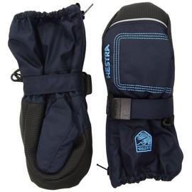 Hestra Baby Zip Long Mitten for Babies and Toddlers - Dark Navy - 4