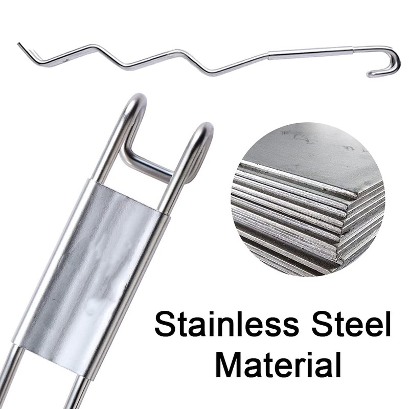 SuKeYuan BBQ Grill Grate Lifter Narrow Grid Grill Lifter Stainless