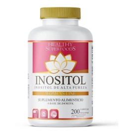 Inositol Puro 200 Cápsulas De 500mg Premium 200 Servicios Sabor Natural