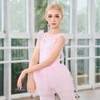 JiAmy Girls' Ballet Clothing Ruffle Sleeves Ballet Dress Kids Ballet