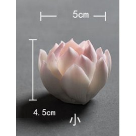 speed mao Stylish Lotus Incense Burner Holder for Healing Relaxation, Pink