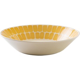 Minoru Pottery Amis 225 Deep Plate, Yellow