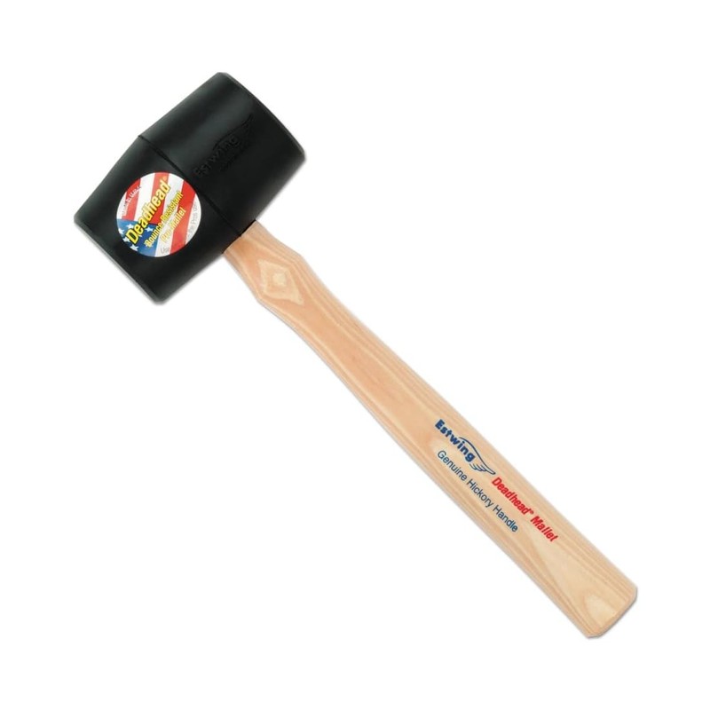 31121 18-OZ. DEADHEAD RUBBER MALLET W/WOOD HAND