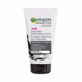 Garnier SkinActive Charcoal Blackhead Removal Scrub 5oz (150mL) 1 count / 가르니에 스킨액티브 숯 블랙헤드 제거 스크럽 5온스(150mL) 1카운트