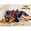 German Shepherd Dog Mothers Day Greeting Card