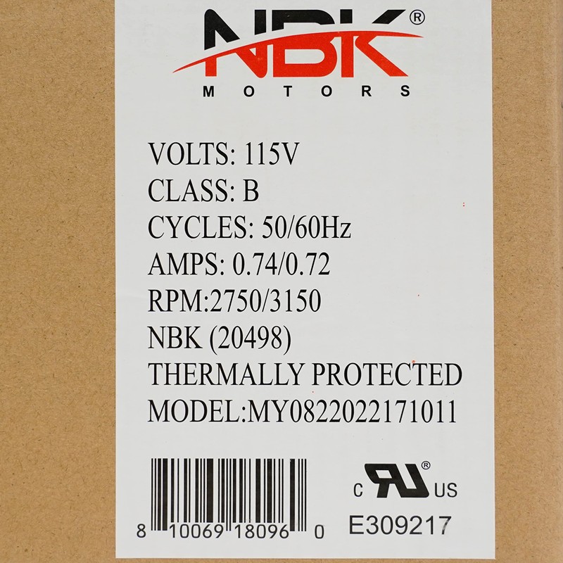 NBK Motors Blower Motor Replacement for Dayton 1TDP8 4C015 184