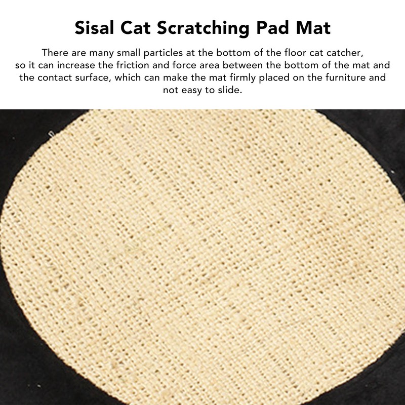 Natural Sisal Cat Scratching Board Horizontal Cat Floor Scratching Pad