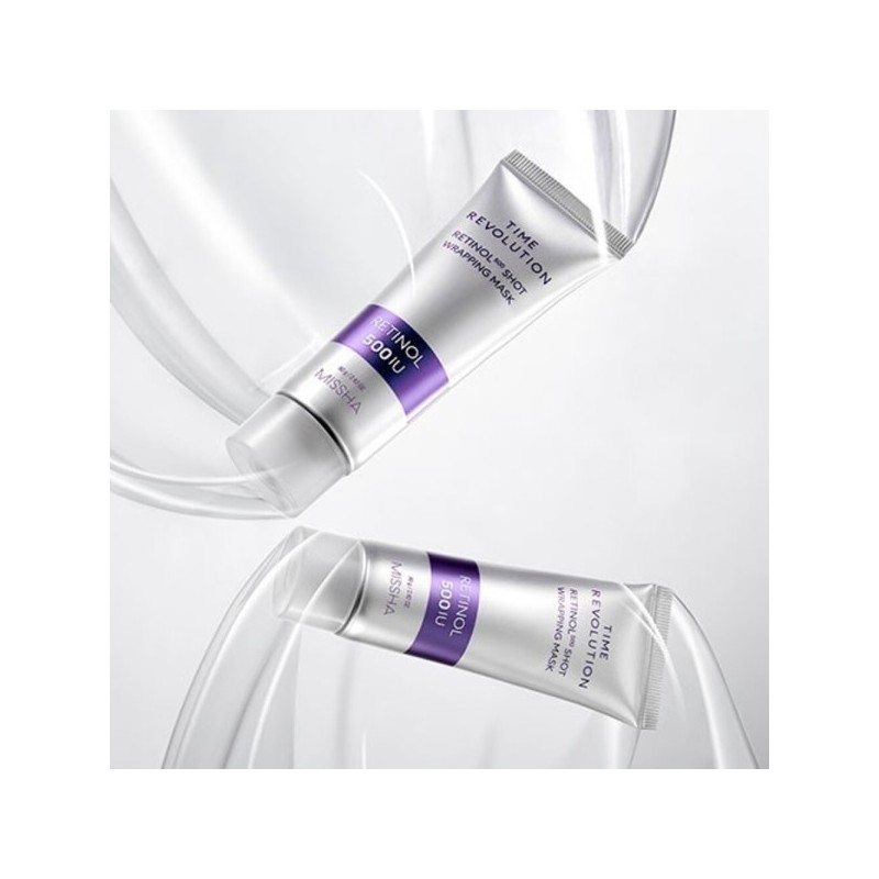 Time Revolution 500 Shot Wrapping Mask (Retinol 500) / 타임레볼루션