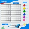 TOMMYHOME Magnetic Ten Frame Set of 74 PCS,Kindergarten Math Classroom