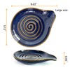 Jiyocy Spoon Rest, Large Ceramic Spoon Holder for Stove Top,