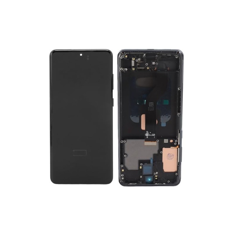 Zopsc Pantalla OLED con Marco Original para S20 Plus, Pantalla