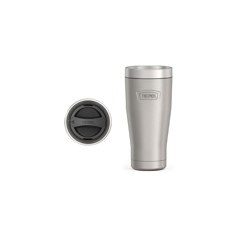 THERMOS ICON SERIES, vaso de acero inoxidable, acero inoxidable mate,