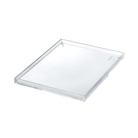Like-It | MX-T15 | System Tray (S) Lid | Clear Stackable Organizer Tray | 4.53" x 6.06" x 0.39"