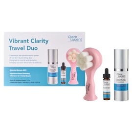 Set De Viaje Vibrant Clarity Para El Cuidado De La Piel  Limpiador Exfoliante Gsl AhaBha Compatible Con Tsa Y Suero Con 20 De Vitamina C  E  Ácido... 