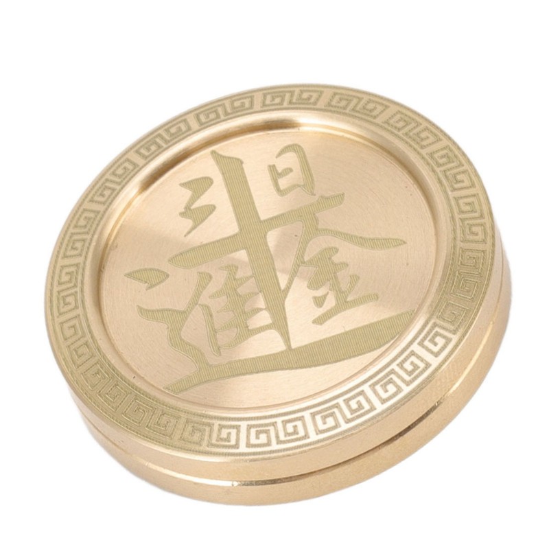 Magnetic Push Slider Stress Relief Round Portable EDC Push Slider