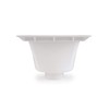 Oatey 42721 Floor-Mounted Utility Sink with 3 in. Socket, White,