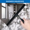 Loputon Stainless Steel Shower Squeegee, Shower Squeegee, Window Squeegee, Shower