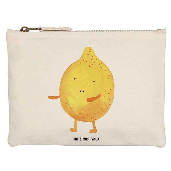 Mr. & Mrs. Panda Bestfriends Lemon Make-Up Bag, White, Hand