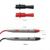 Multimeter Test Leads Banana Plug,1000V 20A Digital Multi Meter Clamp