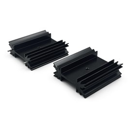 Awxlumv 4Pcs TO-247 Aluminium Heatsink 38mmx34mmx12mm Heat Sink for LM78XX Voltage Regulator Power MOSFET Transistor Cooler Cooling Fin