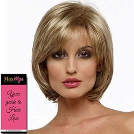 Sheila Wig Color DARK BROWN - Envy Wigs 7.5" Length Classic Bob Synthetic Stacked Neckline Capless Average Soft Layers Womens Short Peluca Bundle MaxWigs Hairloss Booklet
