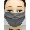 2 masks Fabric Face Mask Mouth Cover 2-Layer Homemade Washable