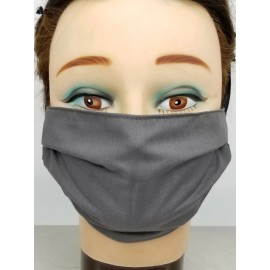 2 masks Fabric Face Mask Mouth Cover 2-Layer Homemade Washable Resuable