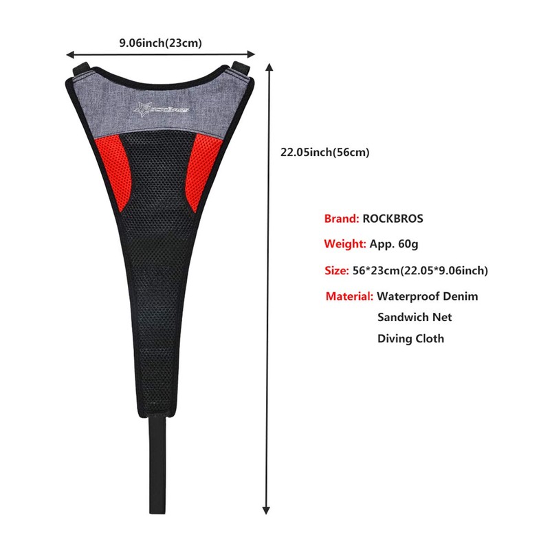 ROCKBROS Sweat Catcher for Roller Trainers, Anti-Sweat, Absorbent, Breathable, Quick-Drying
