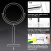 MIYADIVA Makeup Mirror, 30X Magnifying Mirror for Desk, Double-Sided Vanity
