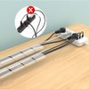 33Ft Spiral Cable Wrap - White Cord Covers Bundle Sleeve