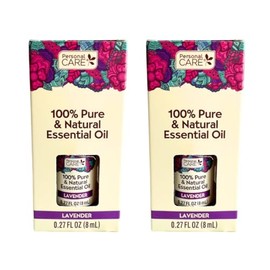 Personal Care Pure Lavender Essential Oil, 0.27 Fl Oz (2 Count) – 100% Natural for Relaxation and Massge