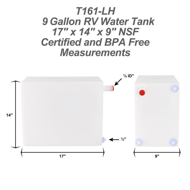 Long Haul RV 9 Gallon Fresh or Gray Water Holding