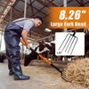 Nohovu 5 Tine Pitchfork for Gardening, Heavy Duty Pitchfork with