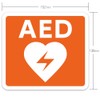 AED Specialty Store Quality AED Auto External Defibrator Installation Sticker